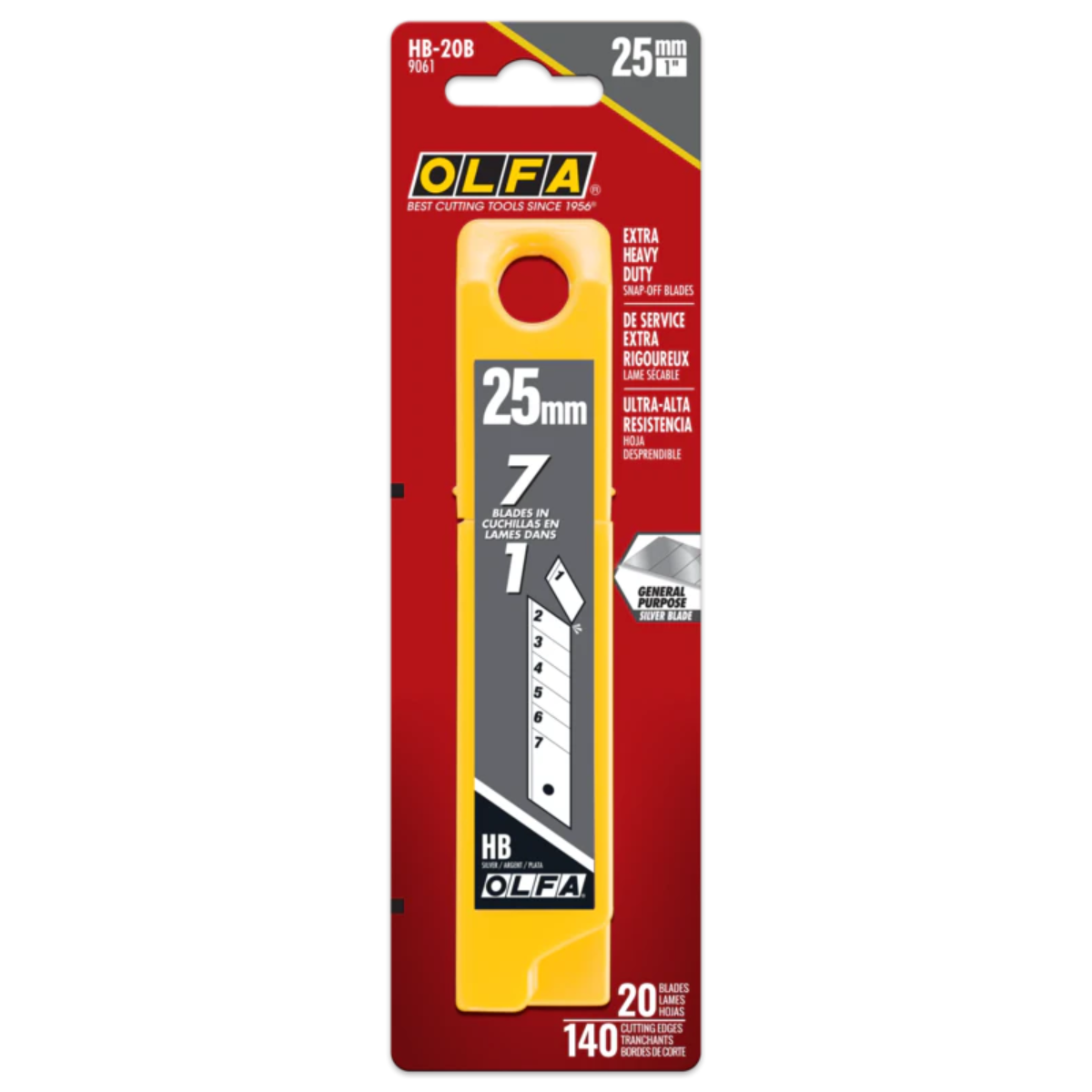 OLFA HB-20B - 20pk 25mm Snap-Off Blades