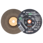 WALTER 15L863 - Flexcut Mill Scale Flexible Grinding Wheel 6" x 5/8-11" 36 Grit