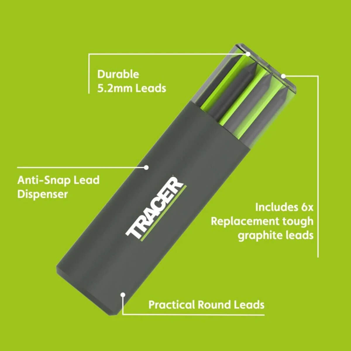 OX ATPL1 - Tracer 6pk Tough 5.2mm Lead Refills