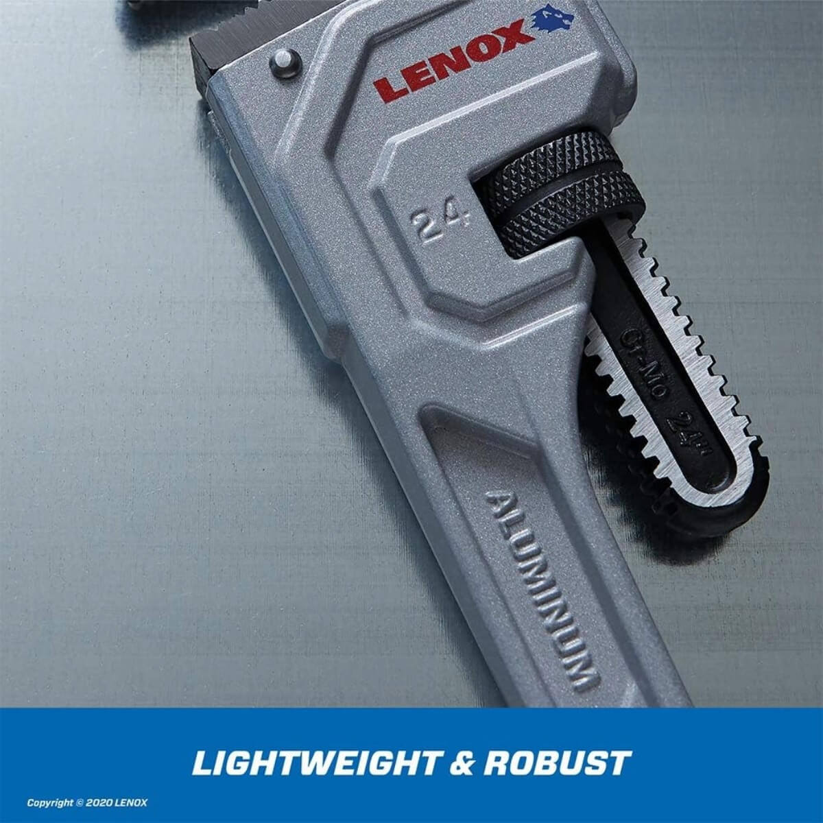 LENOX LXHT90624 - 24-inch Aluminum Pipe Wrench