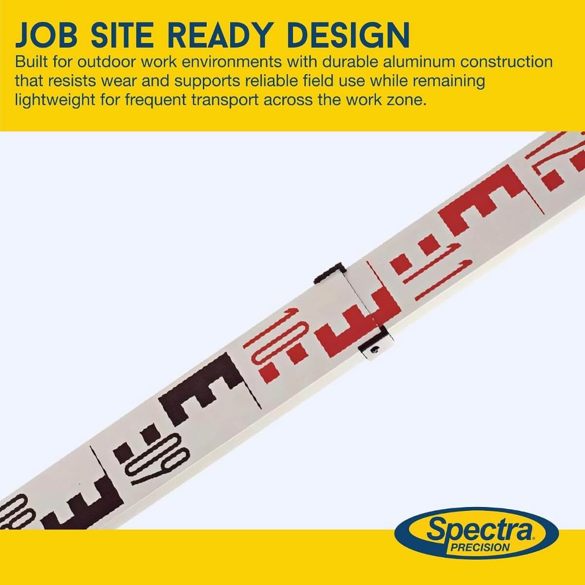 SPECTRA GR153 - 15-Foot Aluminum Telescopic Grade Rod - Metric