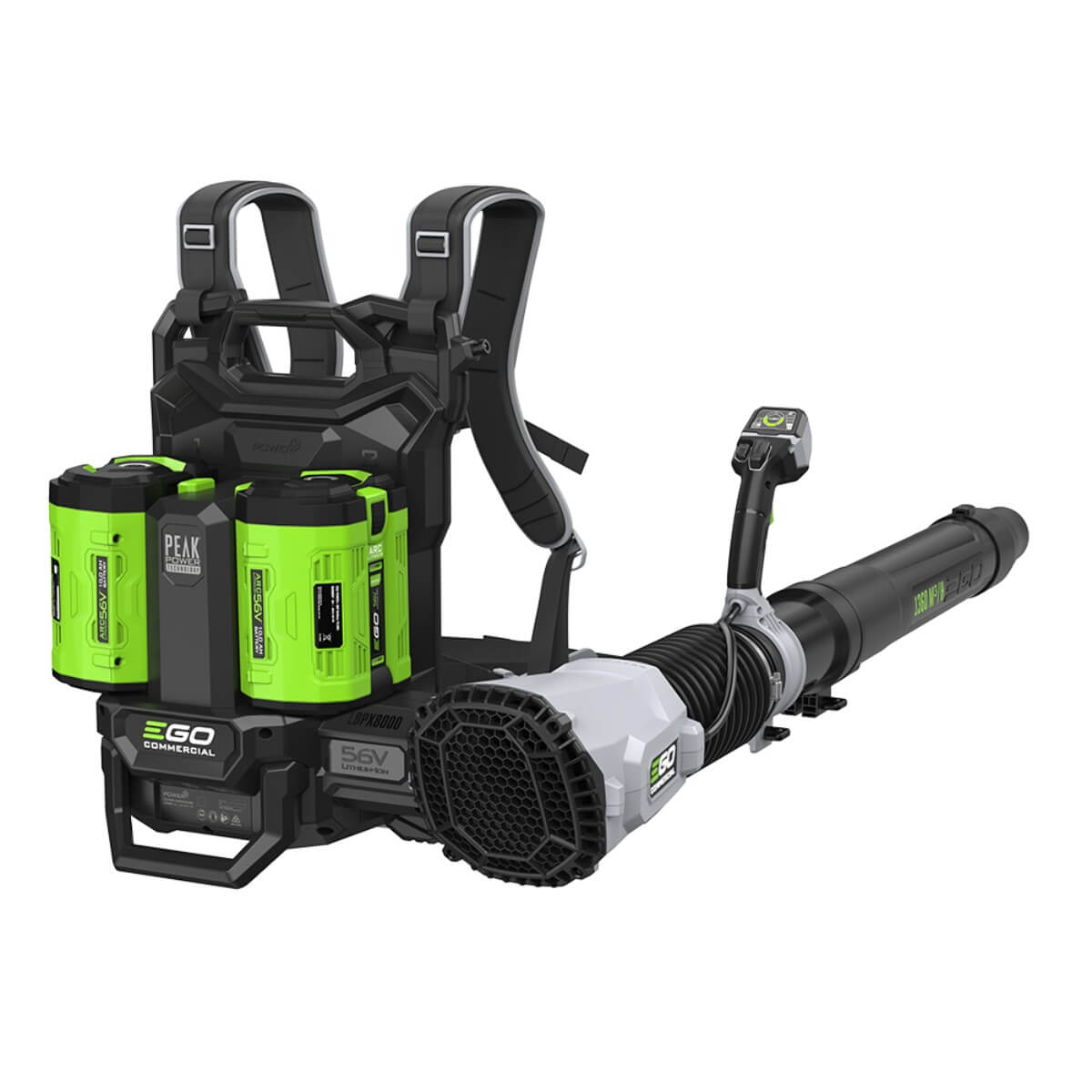 EGO LBPX8006-2 - Commercial Series 800 CFM Backpack Blower Kit with (2) 10.0Ah Batteries
