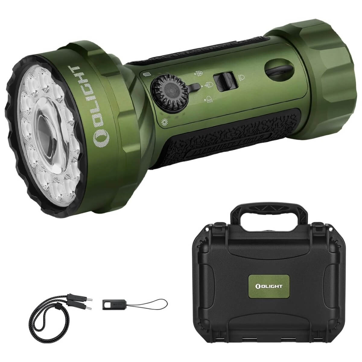 OLIGHT MARAUDERMINI2 - Marauder Mini 2 Rechargeable LED Light - Black, Orange, Midnight Blue