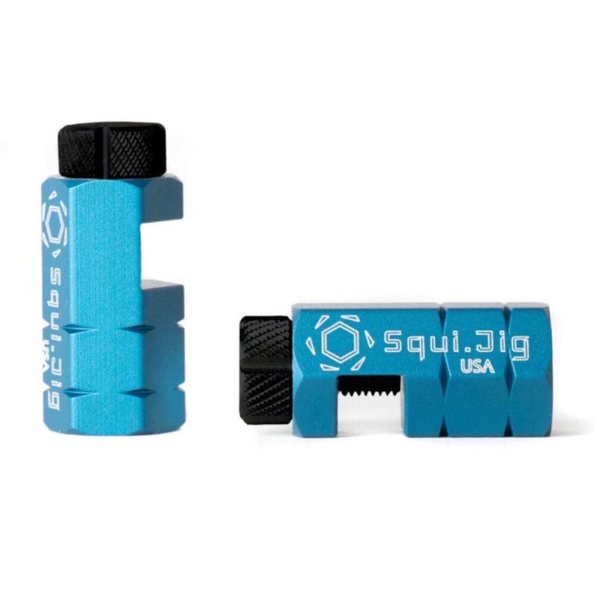 Squi.Jig SQJ15BL - 1.5" Tall Framing Square Jigs - Blue (Pair)
