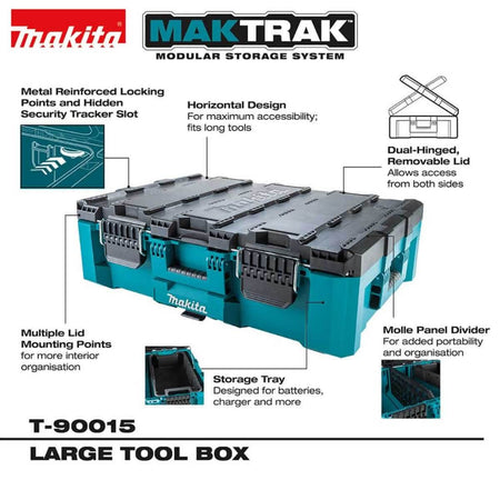 MAKITA T-90015 - MAKTRAK Large Tool Box