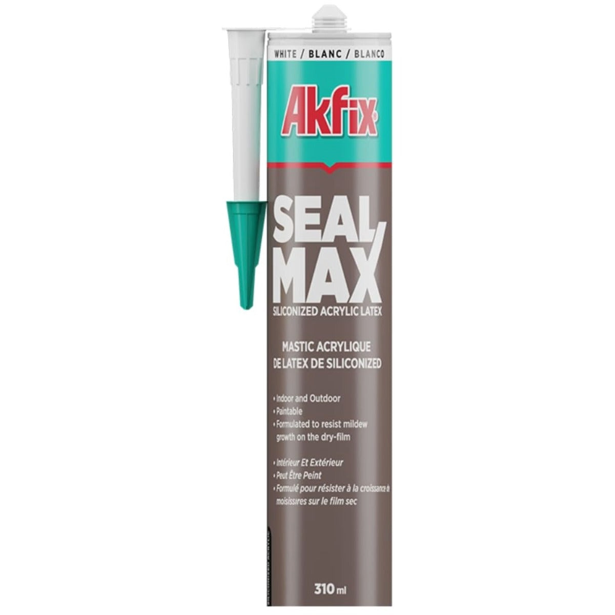 AKFIX AKSM310 - SEAL MAX SILICONIZED ACRYLIC LATEX 310ML