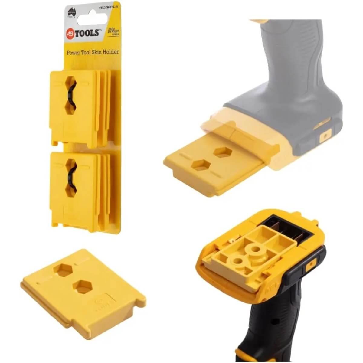 48 TOOLS TH-DEW-YEL-04 - Tool Holder for DeWalt 20V/60V - 4pk