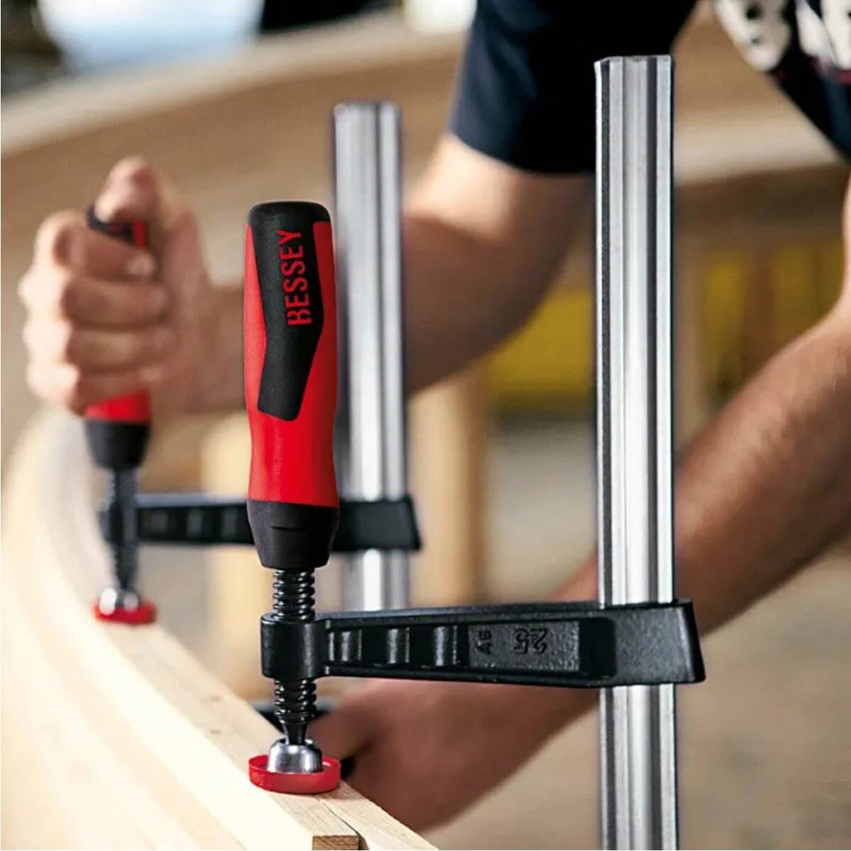 BESSEY TG4.012+2K - F-Style 4" x 12" Woodworking Clamp 880 lb