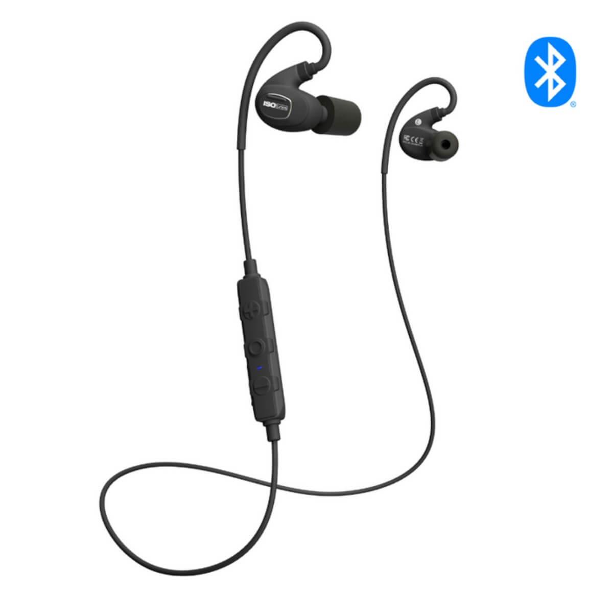 ISOtunes IT-23 - PRO 2.0 Bluetooth Hearing Protection Earbuds - Matte Black