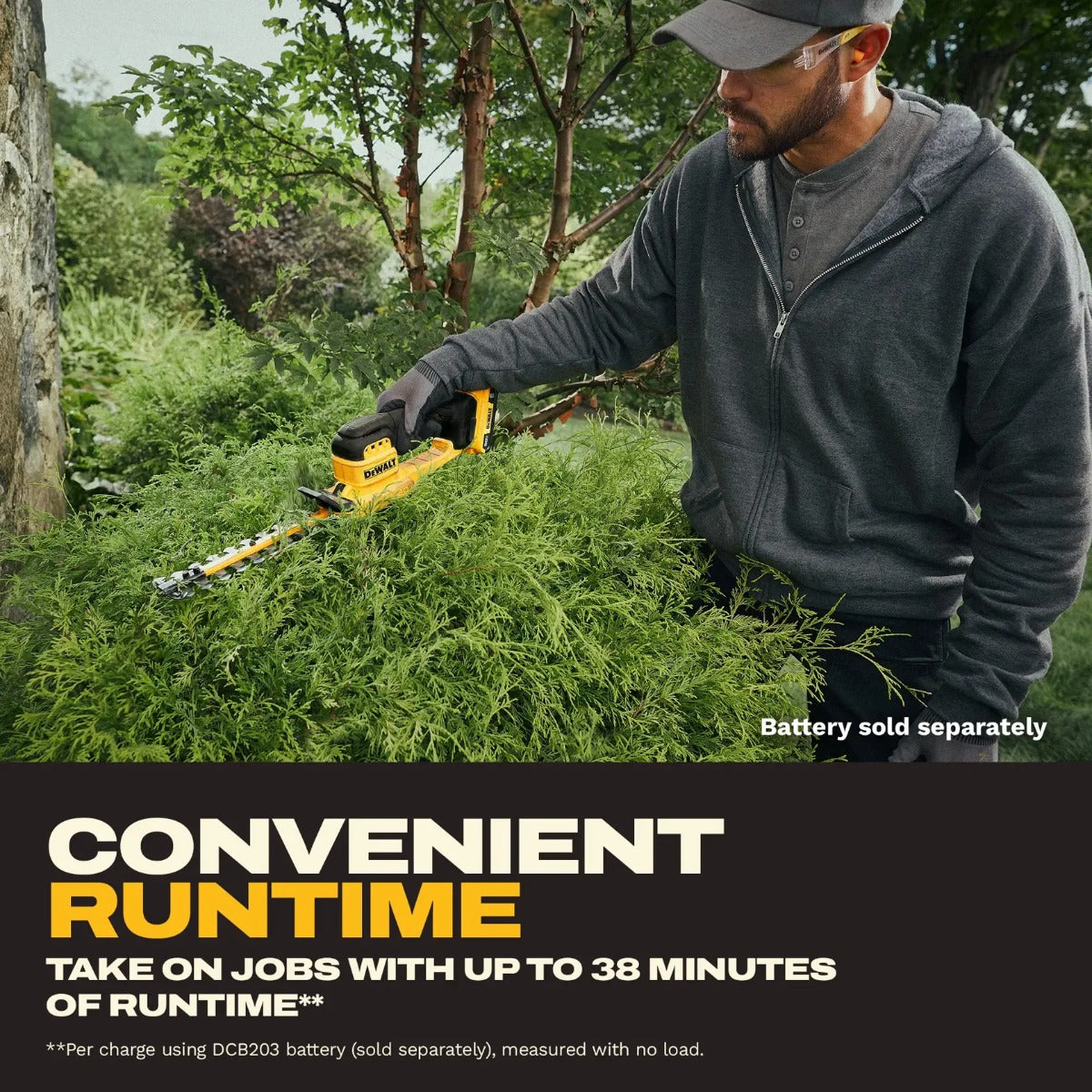 DeWalt DCHT823B - 20V MAX 8 in. Compact Cordless Hedge Trimmer