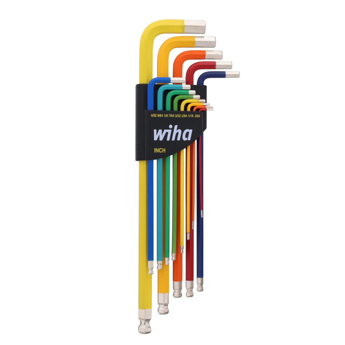 WIHA WIH-66981 - 13pc SAE Ball End Colour Coded Hex Key Set