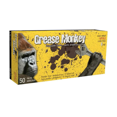 WATSON 5555PF - Grease Monkey 8 Mil Nitrile Disposable Gloves