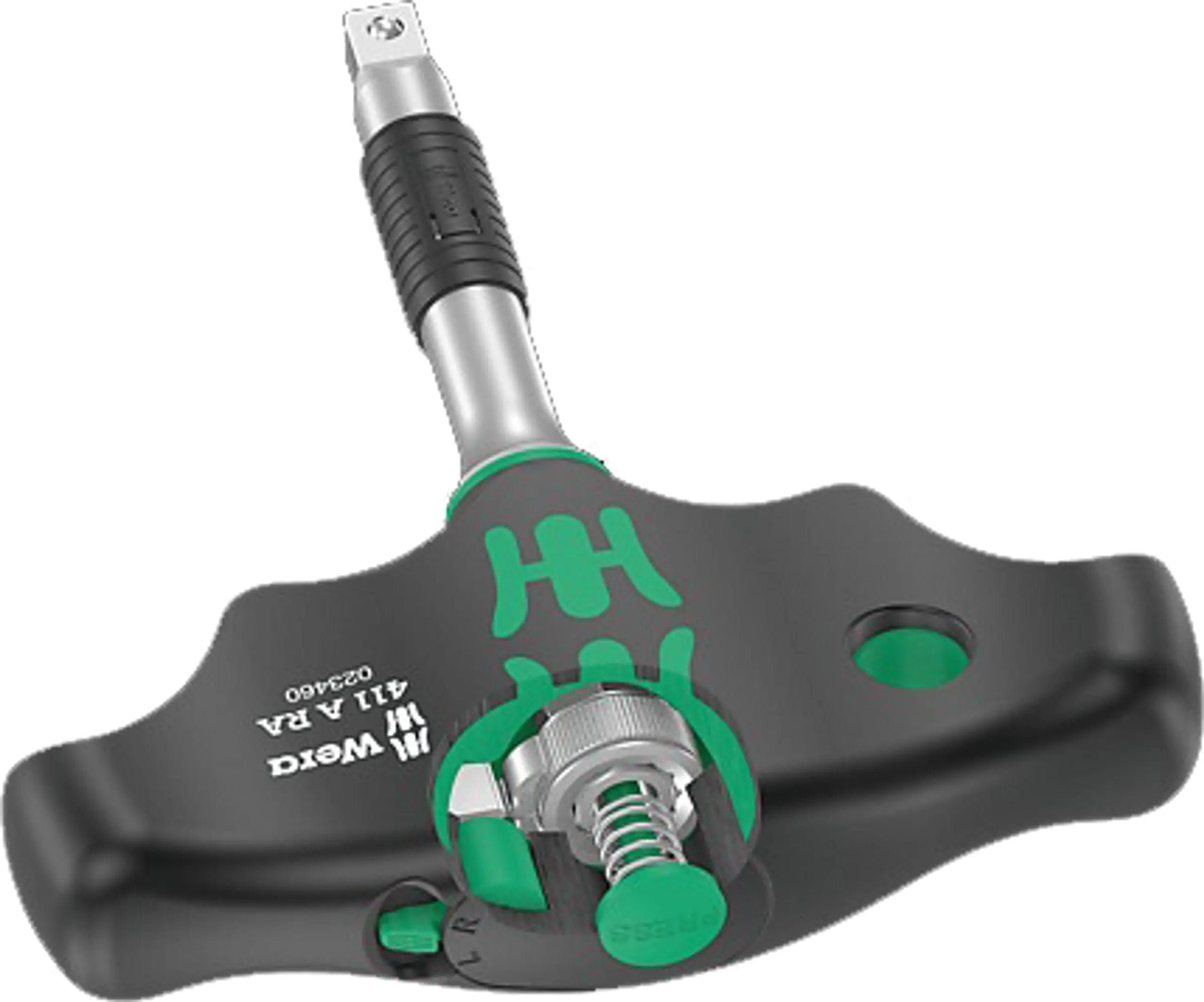 WERA-023460 1/4" Drive 411 RA T-Handle W/ Ratchet Function WERA