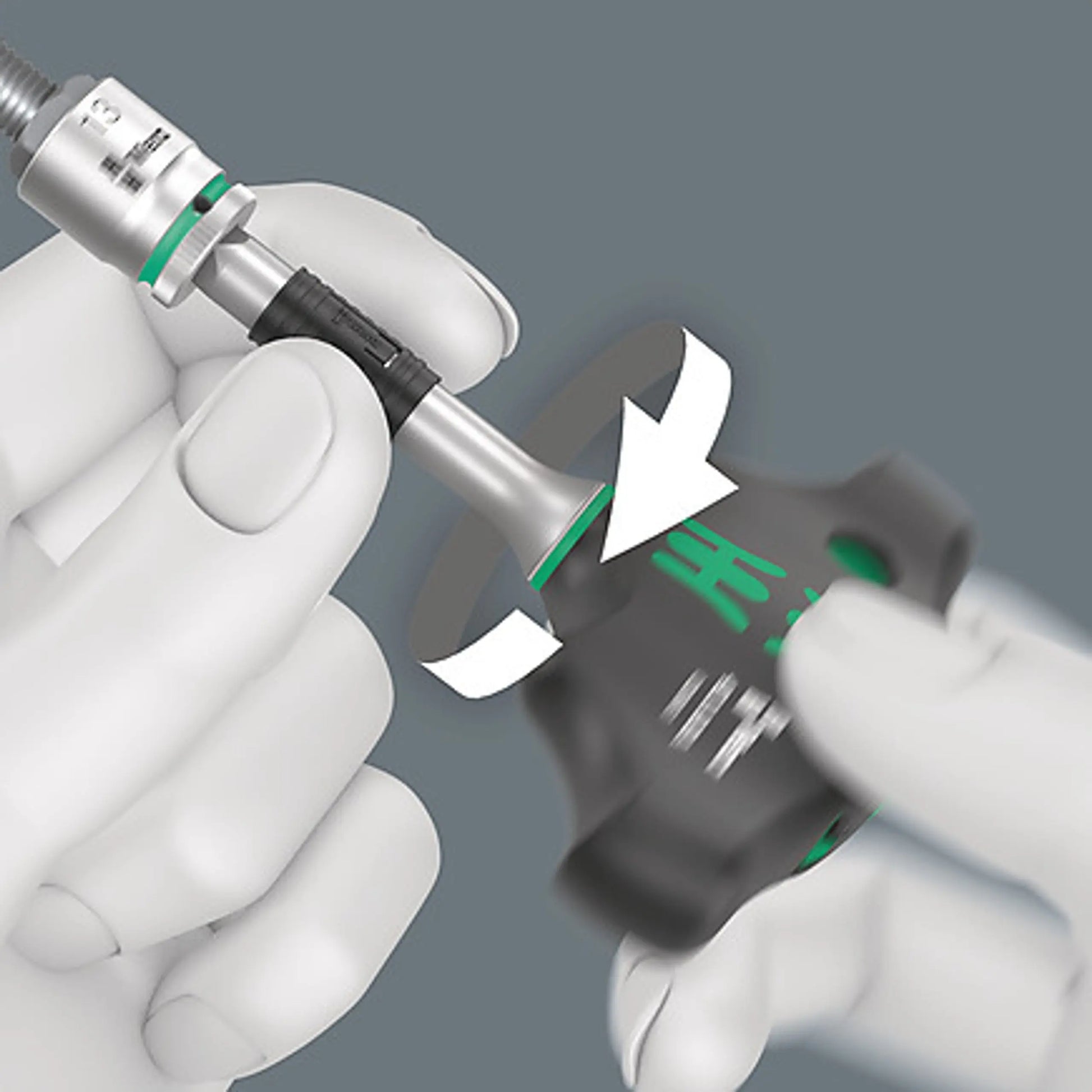 WERA-023460 1/4" Drive 411 RA T-Handle W/ Ratchet Function WERA