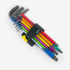WERA WER-022640 - Multicolor Hex + Ball End Hex SAE L-key Clip Set