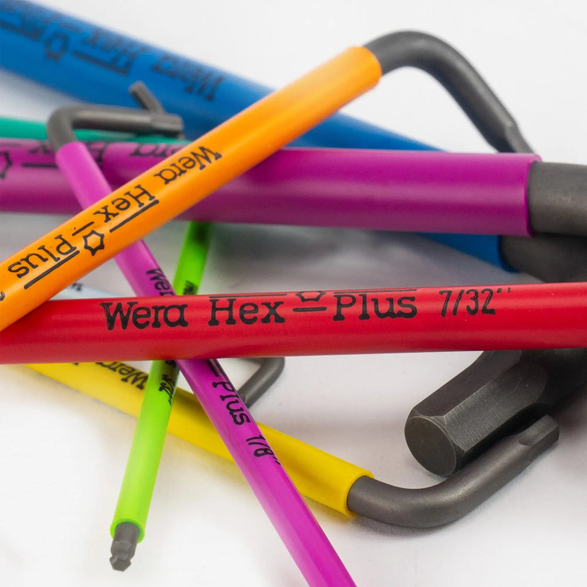 WERA WER-022640 - Multicolor Hex + Ball End Hex SAE L-key Clip Set WERA