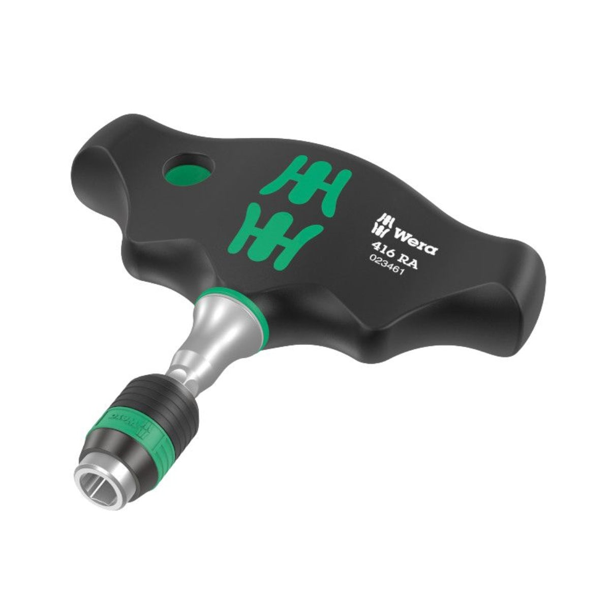 Wera 023461 - Clé à cliquet 1/4" 416 RA avec poignée en T 