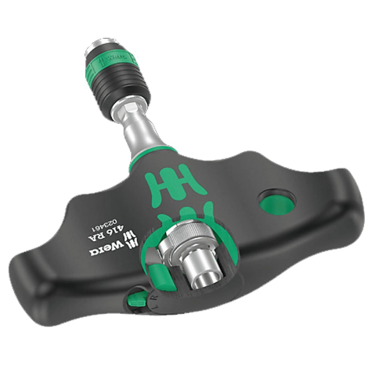 WERA WER-023461 - 1/4" Hex Drive 416 RA T-Handle W/ Ratchet Function