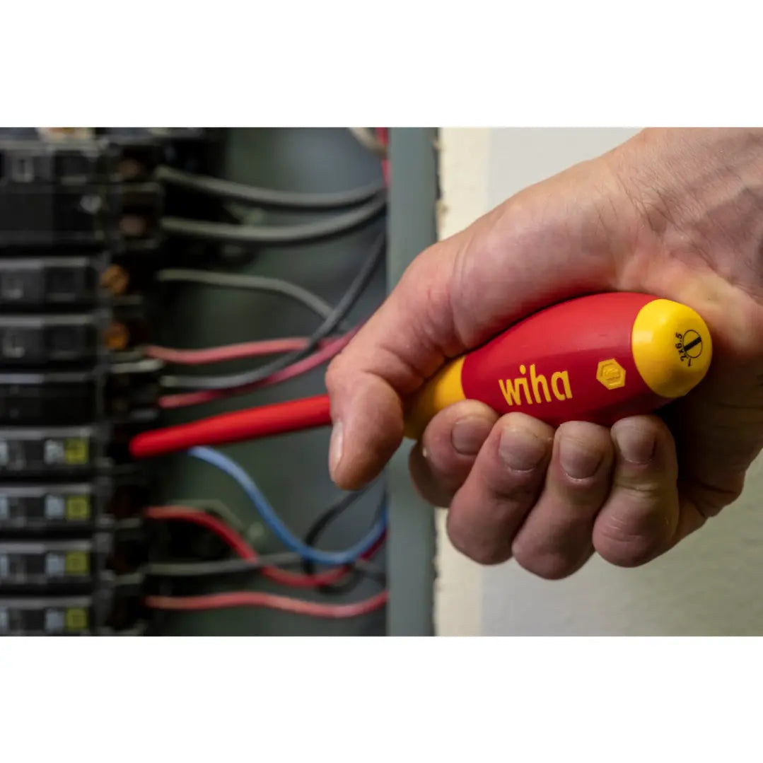 WIHA WIH-32059 - 5pc Insulated SoftFinish Screwdriver Set - Slotted, Phillips & Square WIHA
