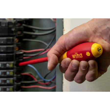 WIHA WIH-32059 - 5pc Insulated SoftFinish Screwdriver Set - Slotted, Phillips & Square WIHA