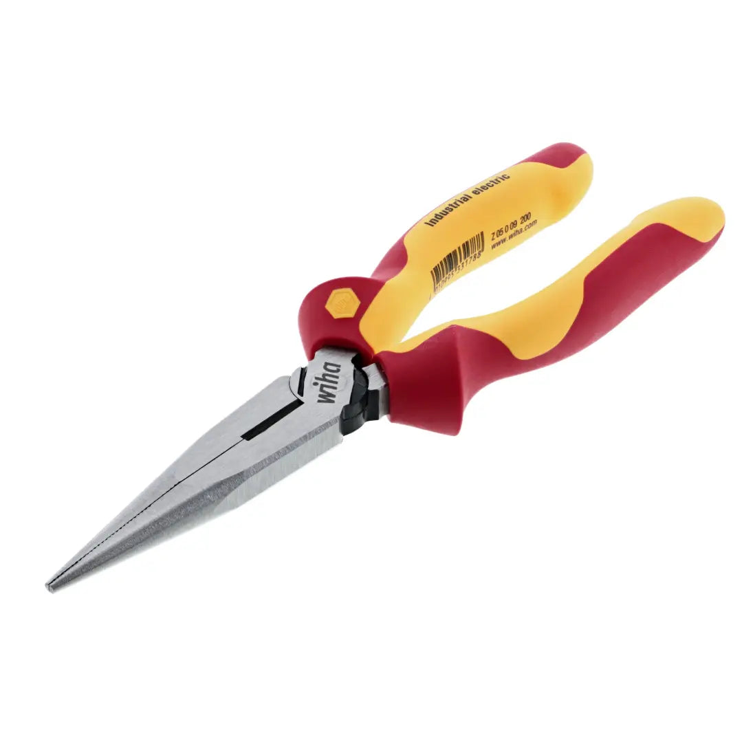 WIHA WIH-32923 - 8" Insulated Long Nose Pliers with Cutter WIHA