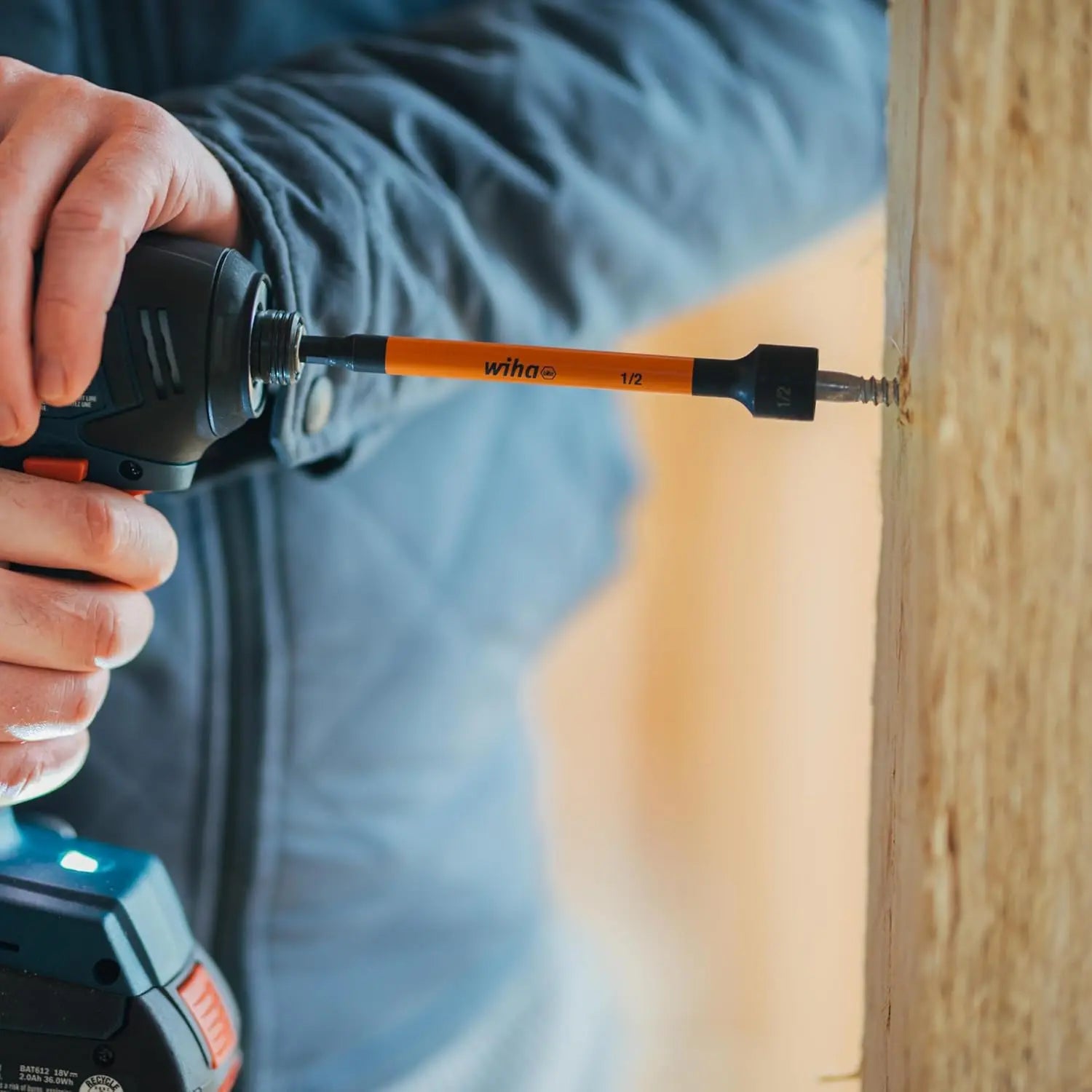 WIHA WIH-70486 - 6pc SAE Colour Coded Magnetic Nut Setter Set WIHA