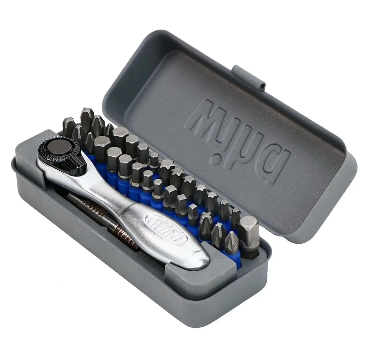 WIHA WIH-76889 - Go Box 32pc Impact Bit Set with Ratchet WIHA