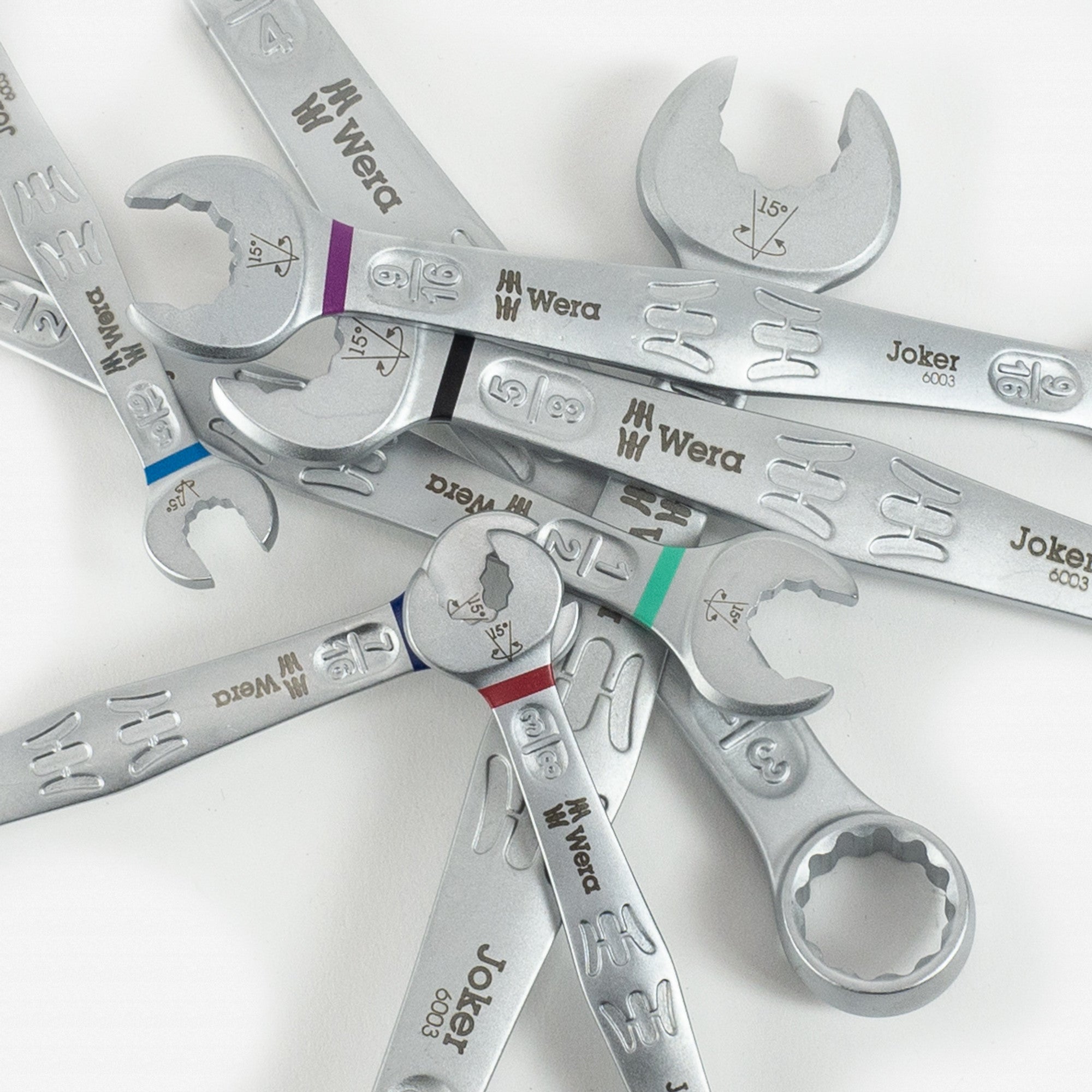 WERA WER-020241 - 6003 Joker 8pc Imperial Wrench Set