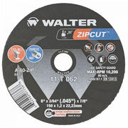 Walter 11T062  -  6"x3/64" T1 Zip-Cut Cut-Off Wheel - Wise Line Tools
