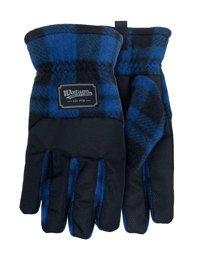 Watson - Fleece Navidad Touchscreen Compatible Winter Glove, Blue WATSON
