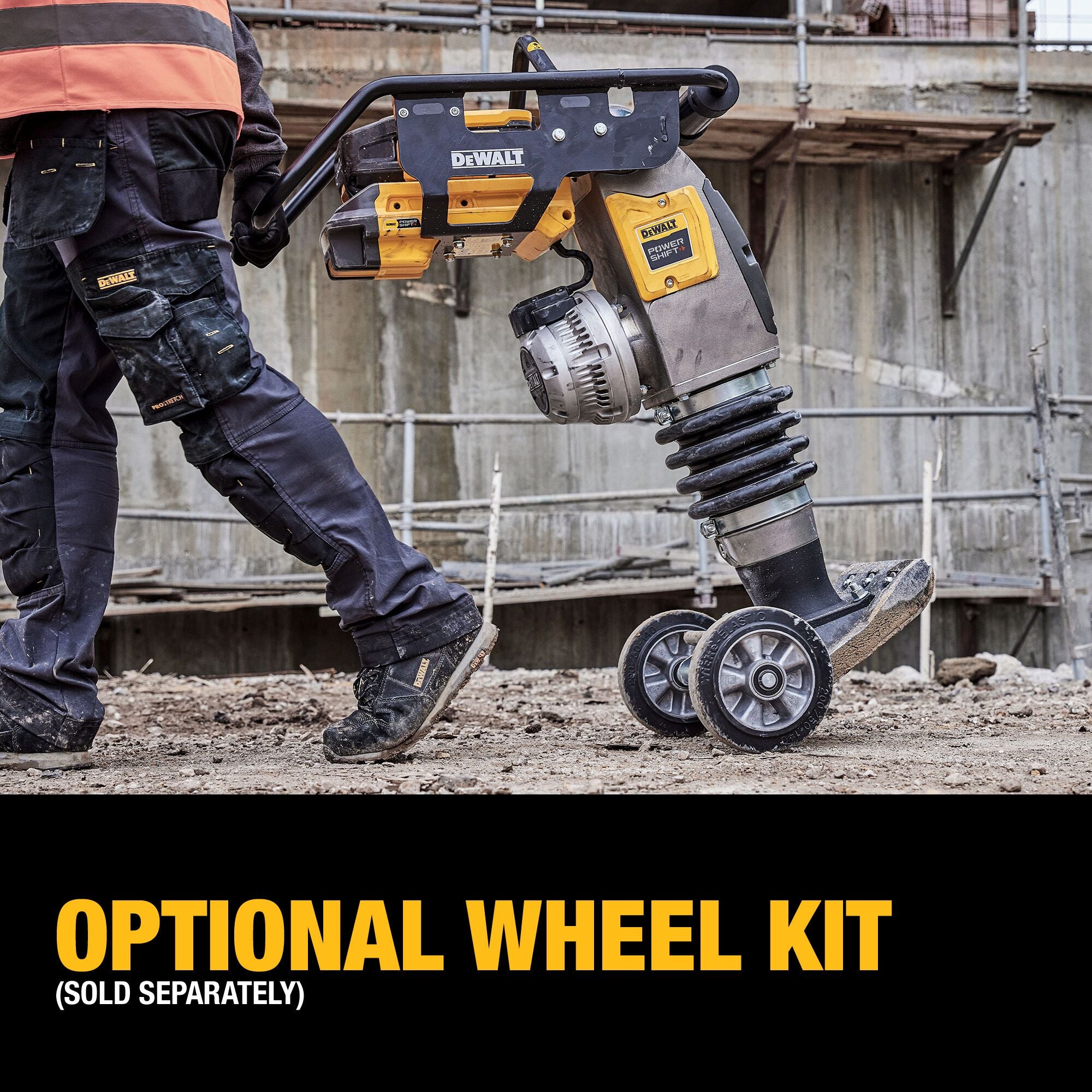 DEWALT DCPS660AG2 - POWERSHIFT 60Kg Class Rammer Kit