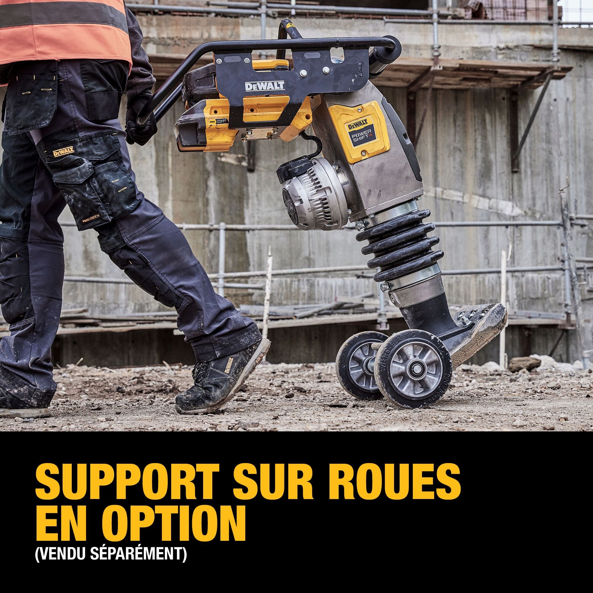 DEWALT DCPS660AG2 - Kit de pilonneuse POWERSHIFT classe 60 kg