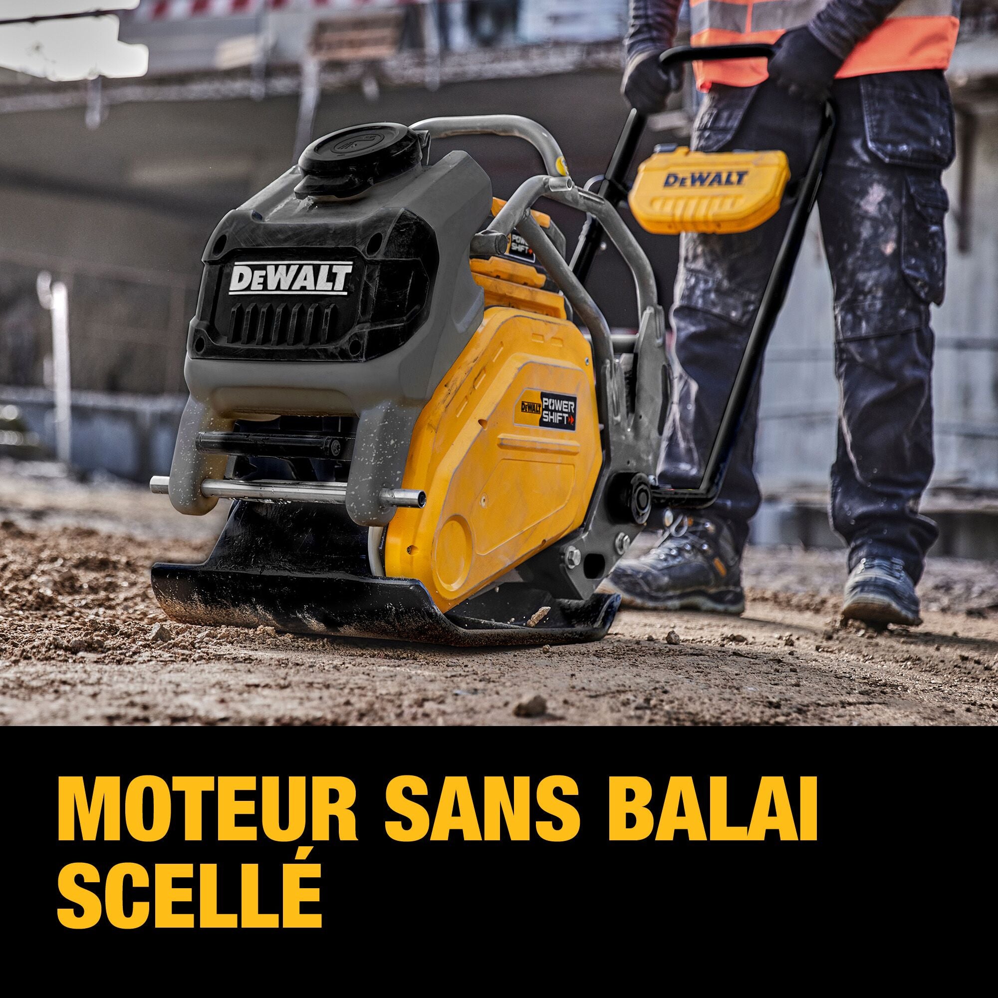 DEWALT DCPS7154AG2 - Kit de compacteur à plaque avant POWERSHIFT