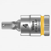 Wera 003333 8740 A Zyklop Bit Socket with 1/4" Drive with Holding Function , 4.0 x 28 mm WERA