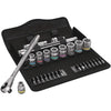 WERA WER-004048 - 8100 SB 8 Zyklop Metal Ratchet Set with Switch Lever, 3/8" Drive