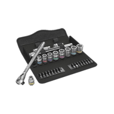 Wera 004051  -  Zyklop Switch 3/8" Drive SAE Socket Set - Wise Line Tools