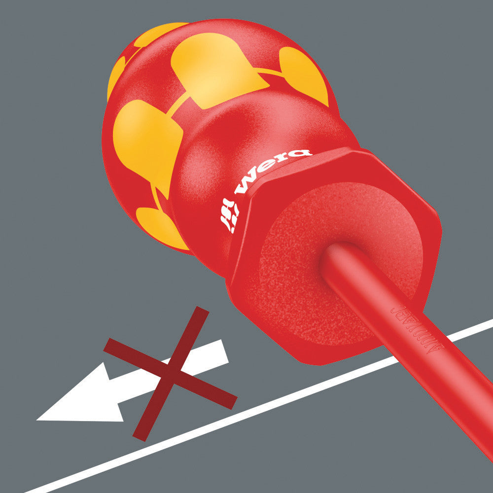 Wera 004780  -  Kraftform Plus Series 100 3-1/8" #1 Square 1000V VD - Wise Line Tools