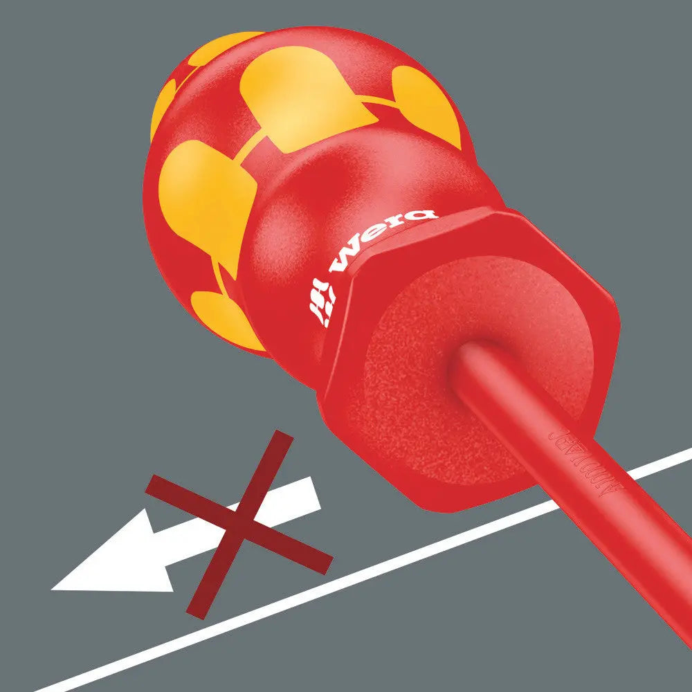 Wera 004783 Kraftform Plus VDE Square Screwdriver, #1 x 150mm - Wise Line Tools