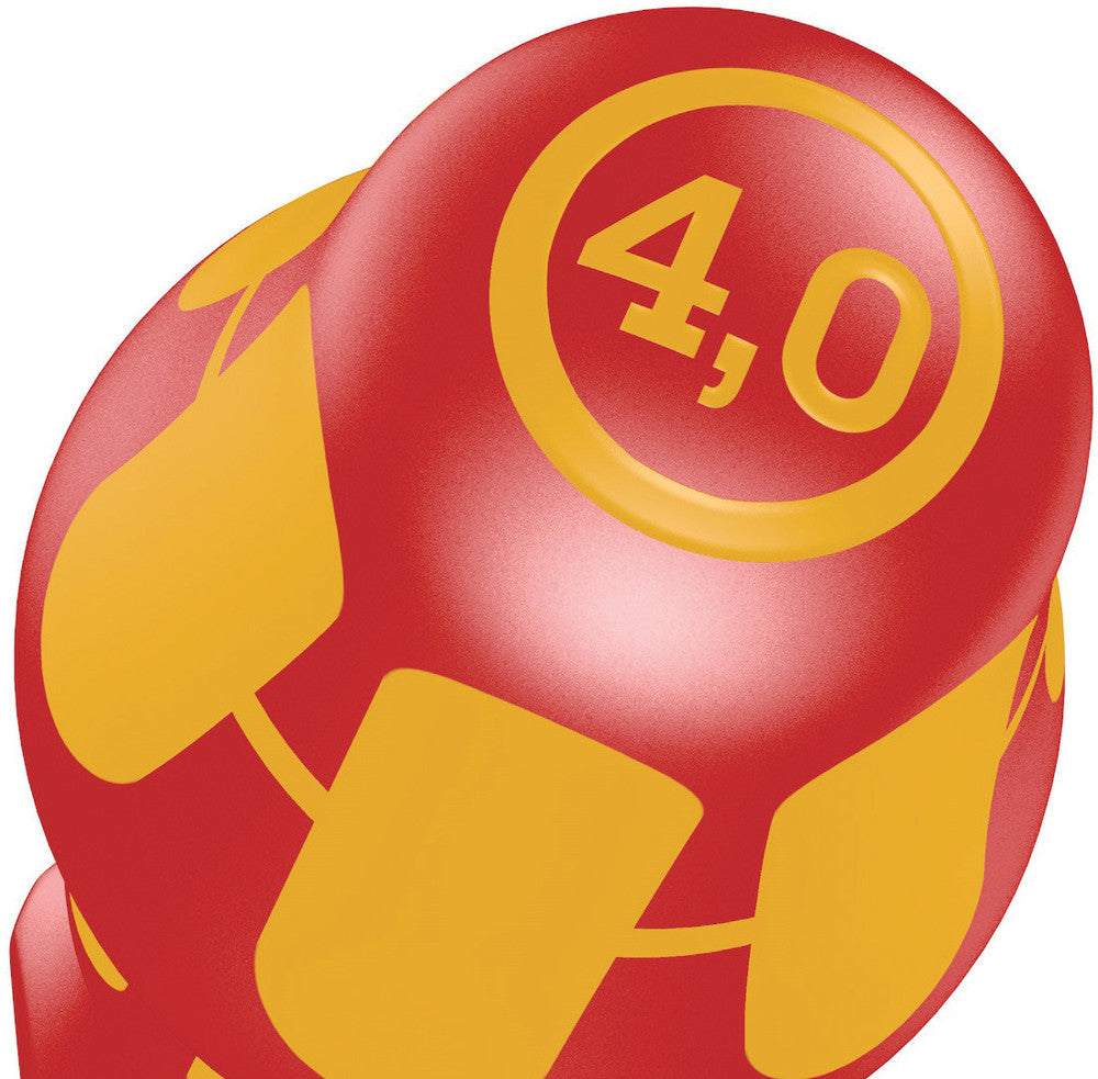 Wera 006120  -  Kraftform Plus Series 100 5" 5.5mm 1000V VDE Insulated Slotted Screwdriver - Wise Line Tools