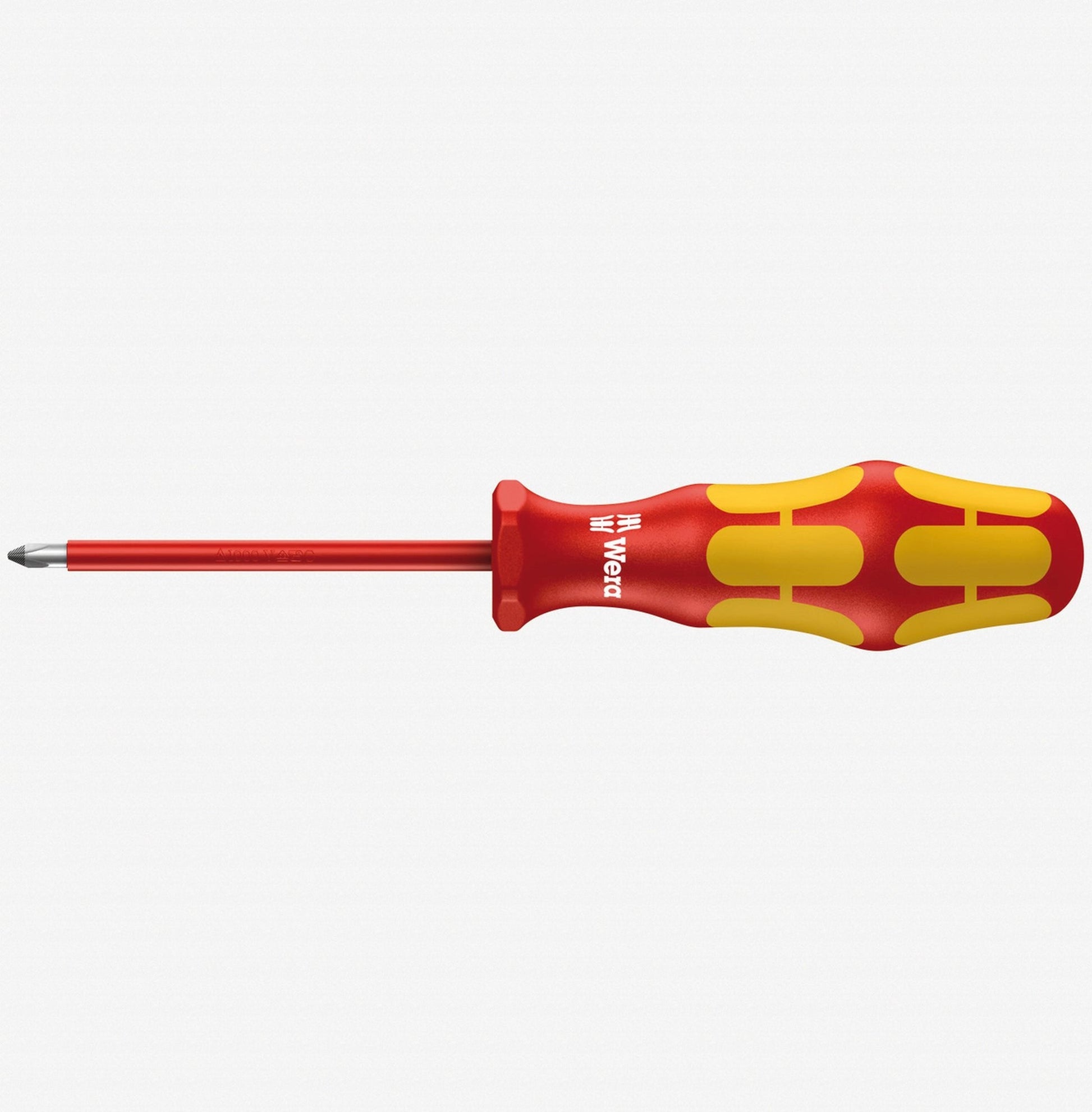 Wera 006154 - PH #2 x 100mm VDE Insulated Phillips Screwdriver - Wise Line Tools