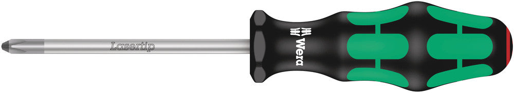Wera 008710  -  Kraftform Series 300 3-1/8" PH1 Phillips Screwdriver - Wise Line Tools
