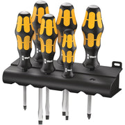 Wera 018282- 932/6 Screwdriver set Kraftform Wera: Chiseldriver and Rack WERA
