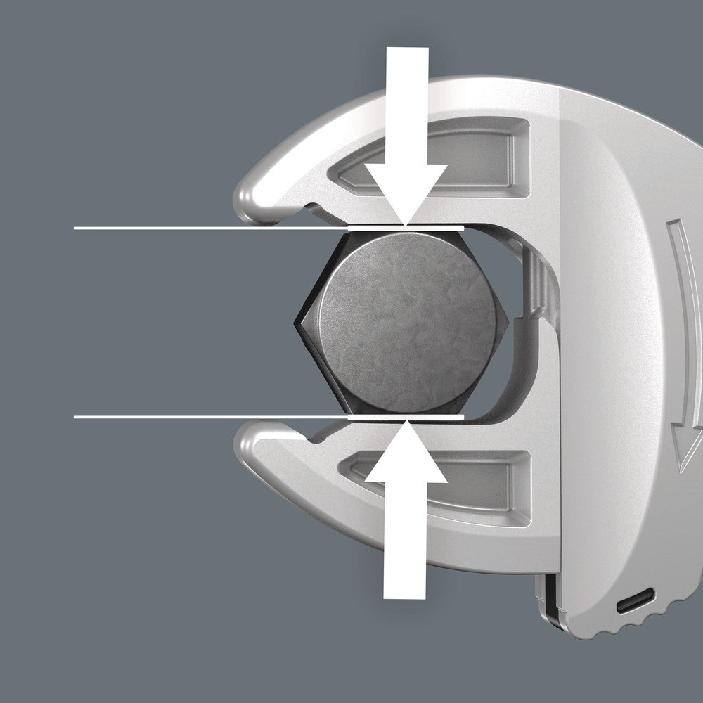 Wera 020100  - 6004 Joker S Self-Setting Wrench 10 - 13mm (7/16 - 1/2") - Wise Line Tools