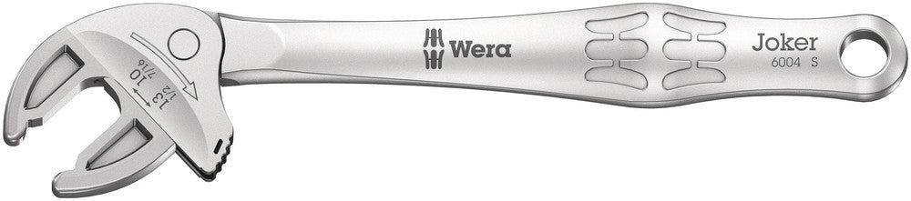 Wera 020100  - 6004 Joker S Self-Setting Wrench 10 - 13mm (7/16 - 1/2") - Wise Line Tools