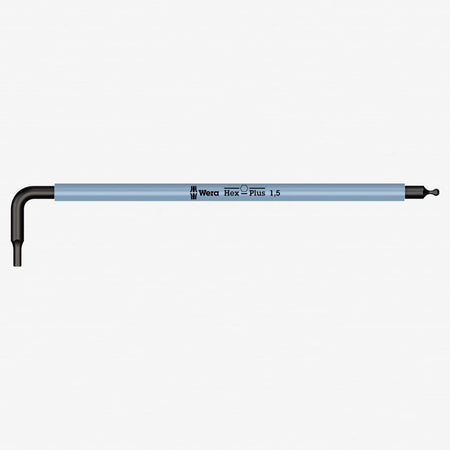 Wera 022600 1.5 x 90mm Hex + Ball End Hex L-key (Ice Blue) WERA
