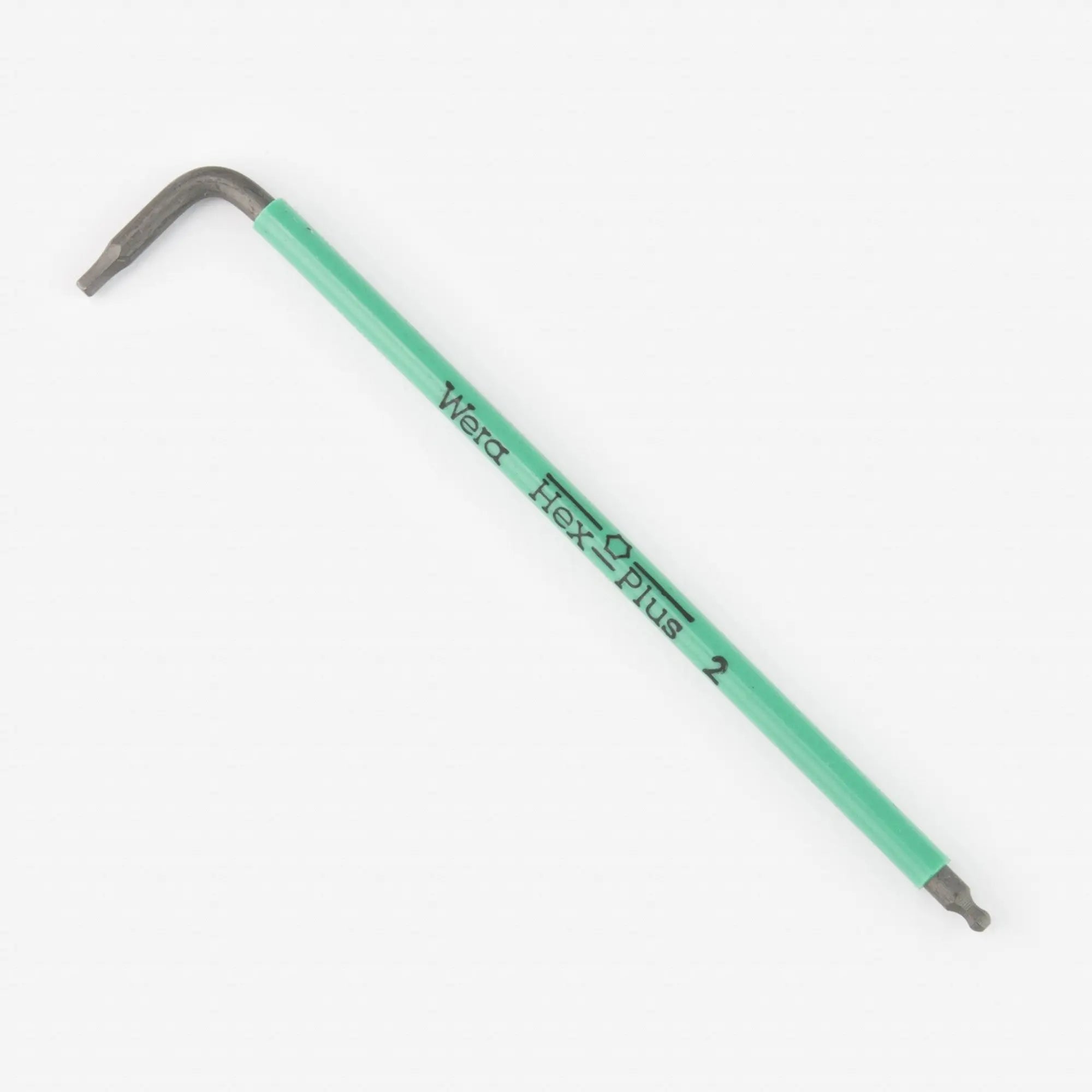 Wera 022602 2 x 101mm Hex + Ball End Hex L-key (Green) WERA