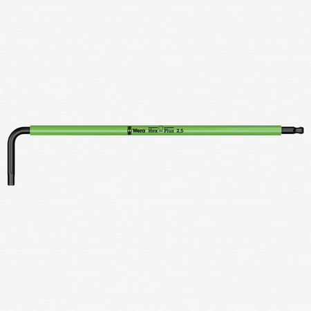 Wera 022604 2.5 x 112mm Hex + Ball End Hex L-key (Bright Green) WERA