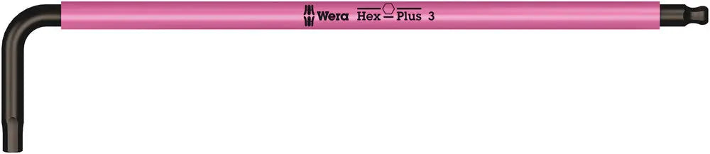 Wera 022606 3 x 123mm Hex + Ball End Hex L-key - Wise Line Tools