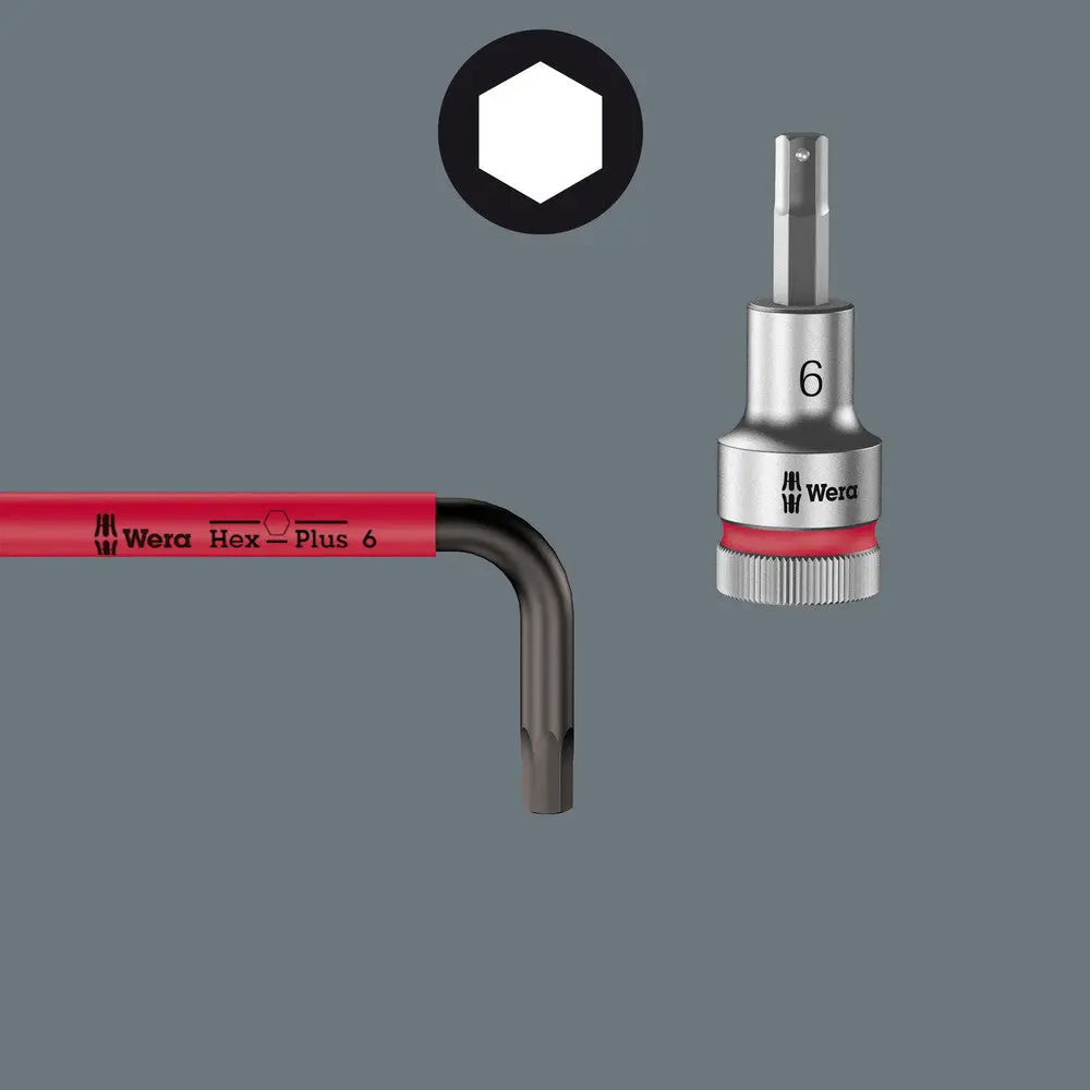 Wera 022608 4 x 137mm Hex + Ball End Hex L-key WERA