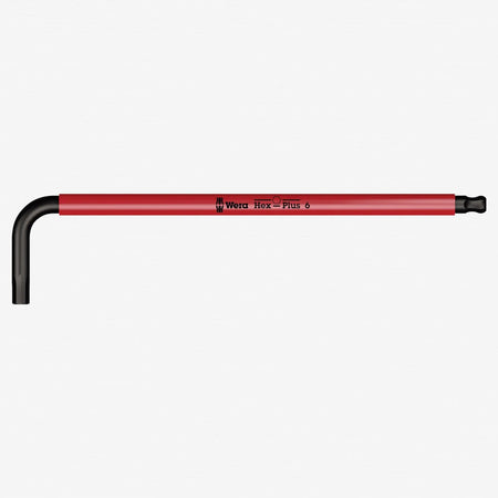 Wera 022612 6 x 172mm Hex + Ball End Hex L-key (Red) WERA